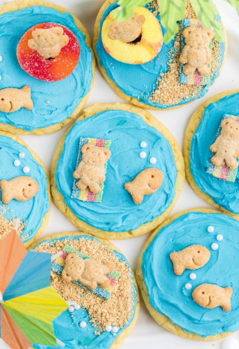 Beach Cookies (Made With a Cake Mix)