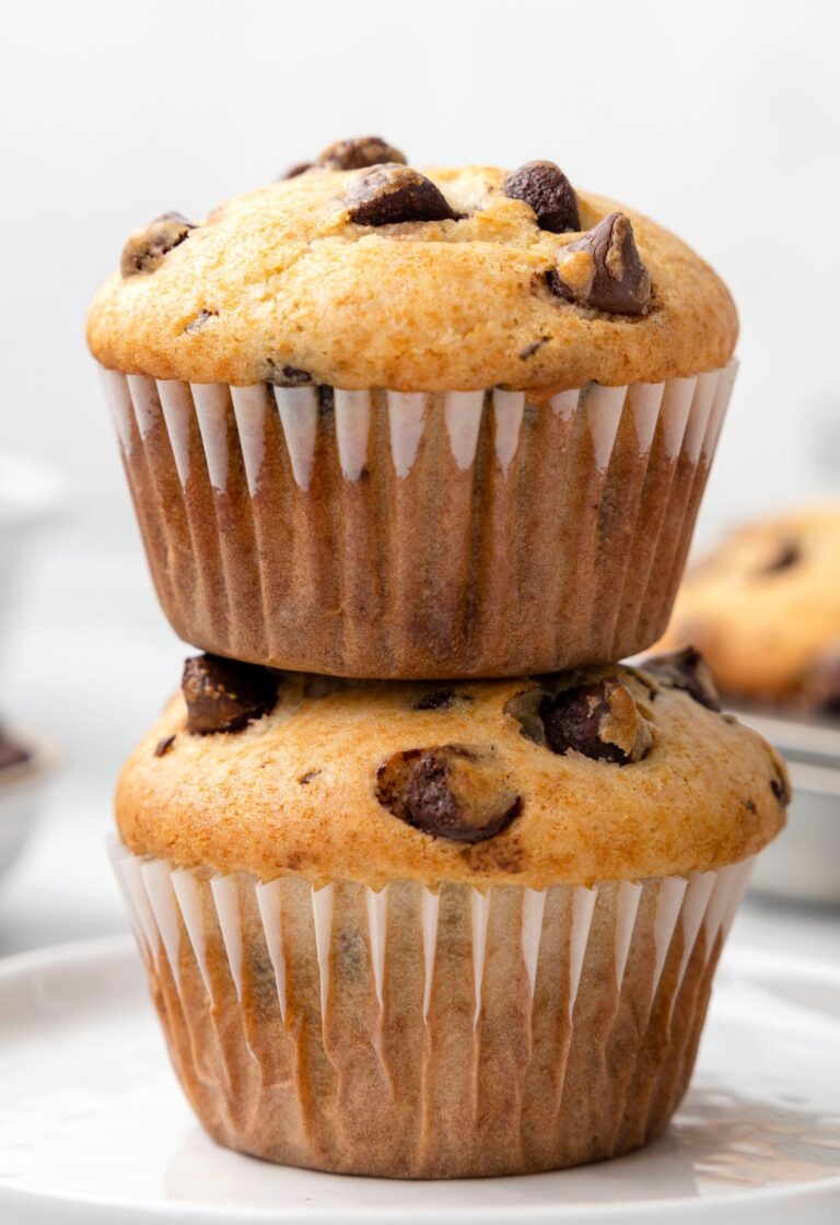 Bakery Style Soft Chocolate Chip Muffins