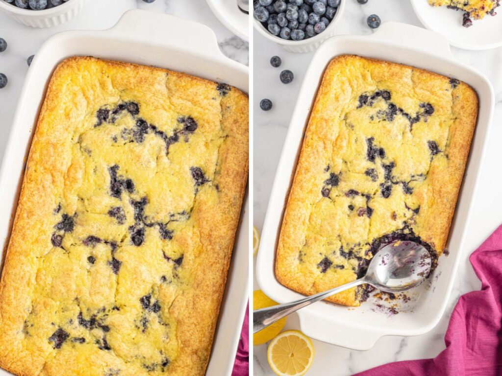 Process images for how to make this easy cake mix dessert.
