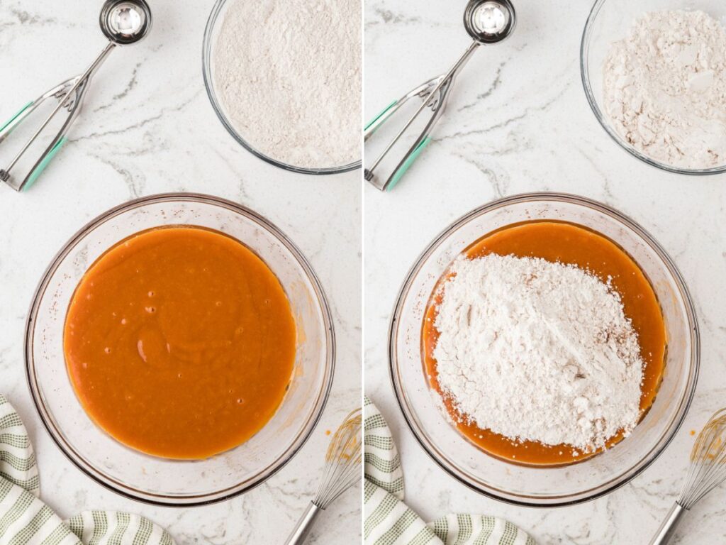 Process images for this pumpkin dessert recipe.